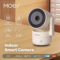 MOESTUYA-Caméra de sécurité intérieure intelligente, Wi-Fi, panoramique, inclinaison, vision nocturne infrarouge HD 4MP, détection de mouvement et de son, moniteur Guardian Patrol 1